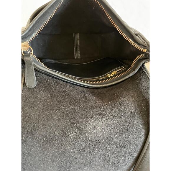 Coach Black Leather Shoulder Bag